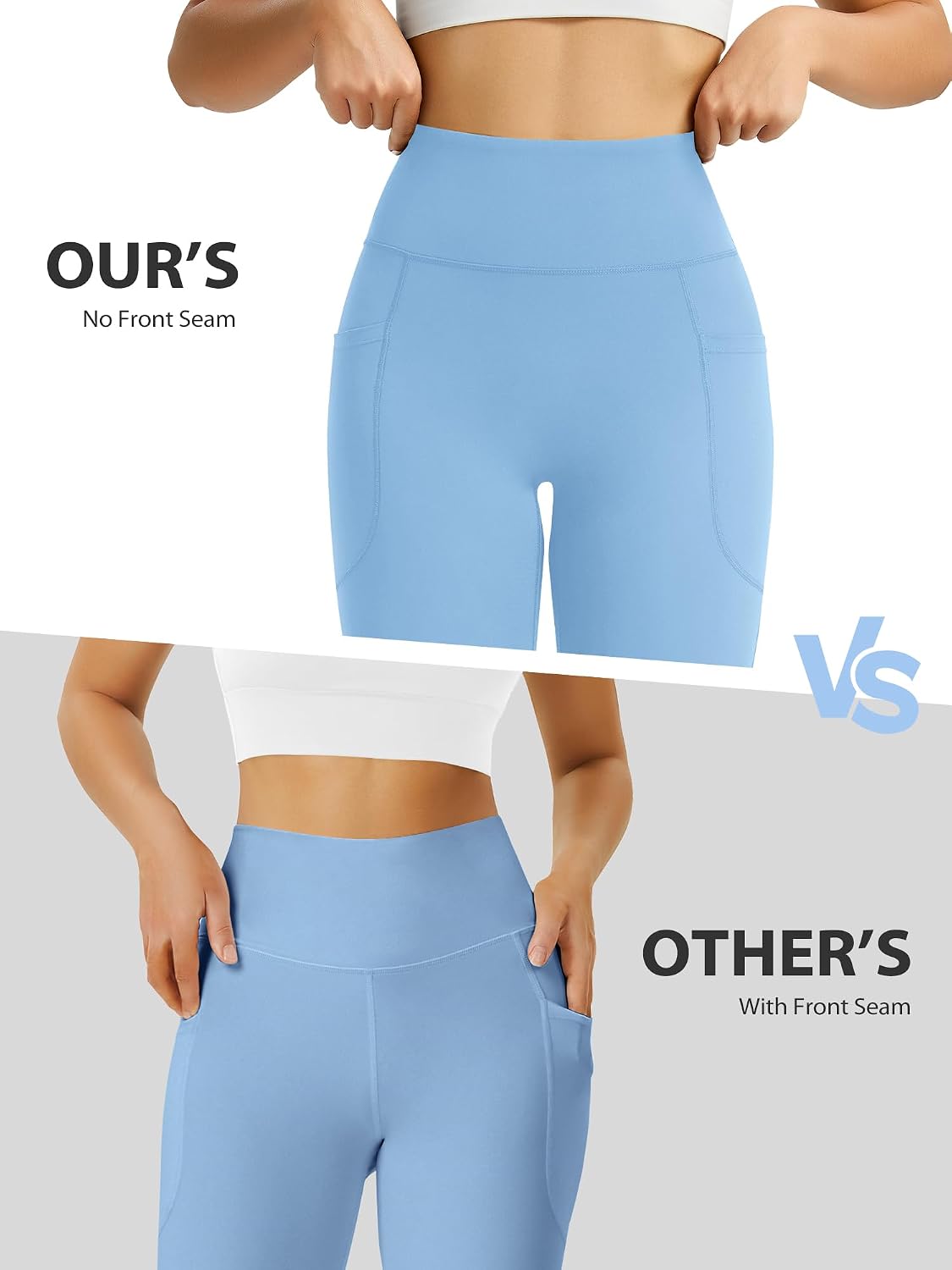 Womens Flared Yoga Pants with Pockets. High Waisted Flare Leggings Bell Bottom Bootcut Yoga Dress Pants Dark Grey