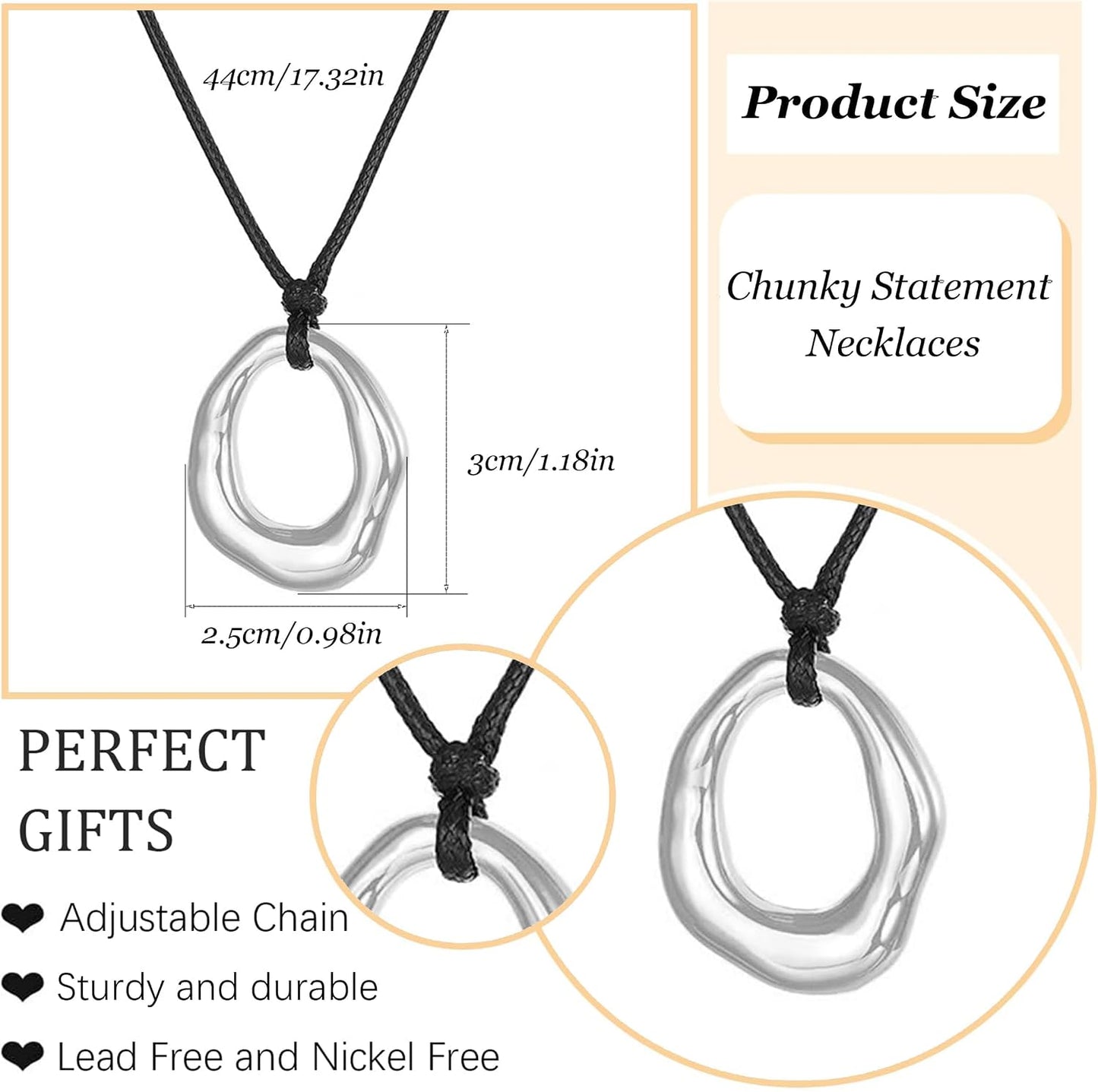 Gold Circle Pendant Chunky Leather Cord Necklace Large Round Pendant Statement Necklace Long Boho Jewelry Western Outfit for Women