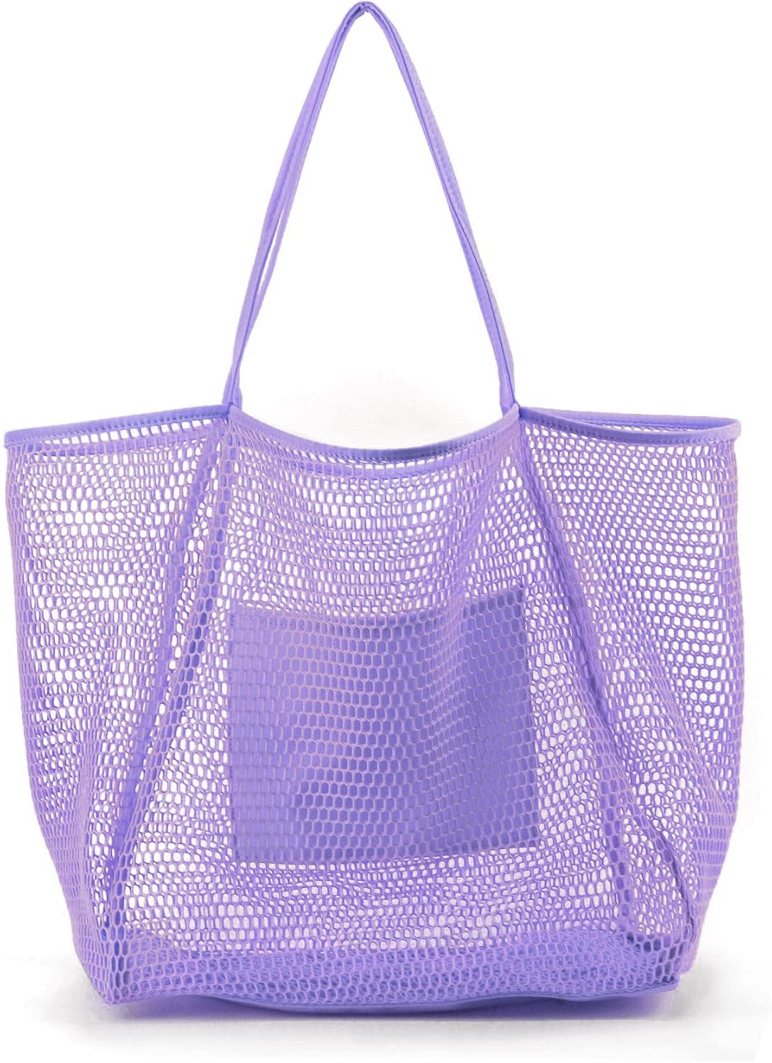 Womens Shoulder Handbag Large Mesh Beach Tote