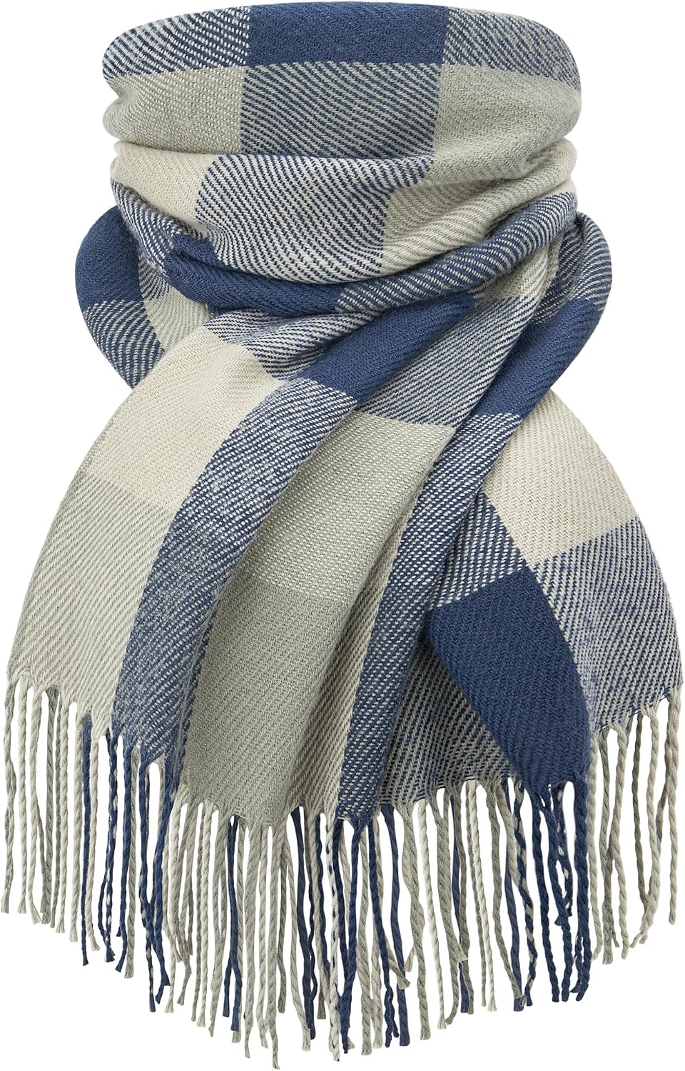 Women Long Plaid Scarves Ladies Gifts | Warm Cashmere-Like Softness. Chic Plaid Design. Versatile Wrap Shawl. Oversized Blanket Scarf.