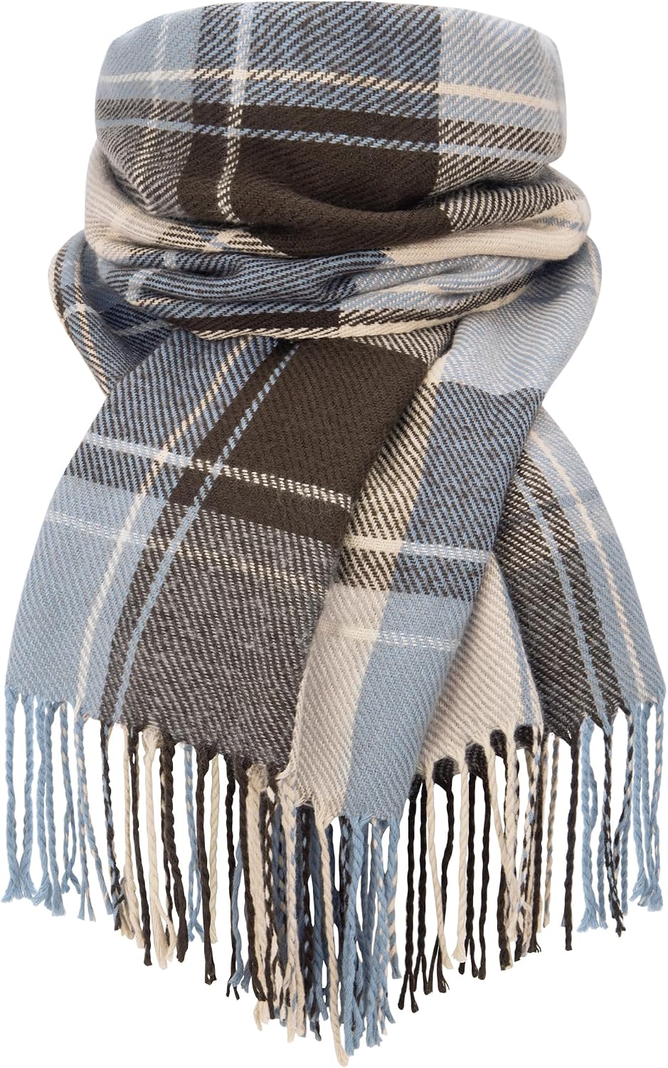 Women Long Plaid Scarves Ladies Gifts | Warm Cashmere-Like Softness. Chic Plaid Design. Versatile Wrap Shawl. Oversized Blanket Scarf.