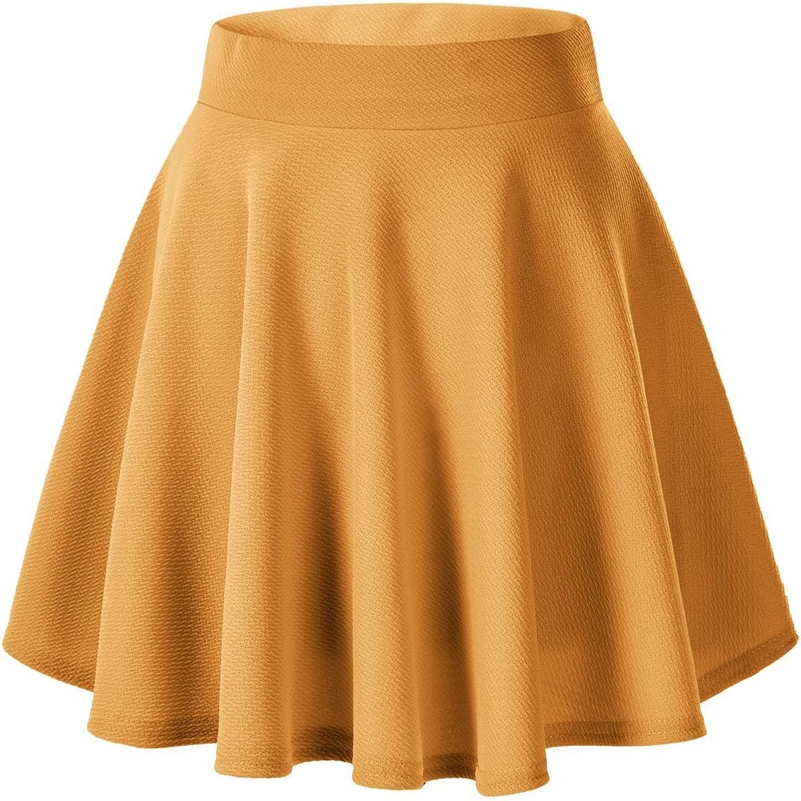 Women's Basic Versatile Stretchy Flared Casual Mini Skater Skirt