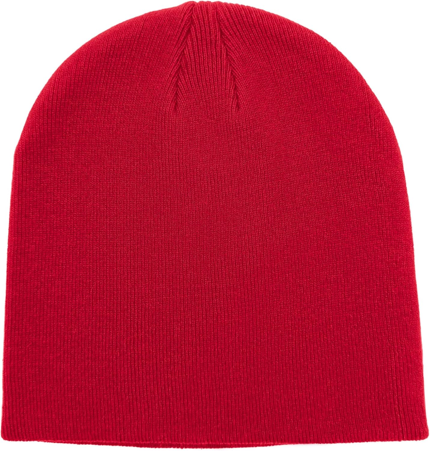 Soft Cuffless Knit Cap. Black | Double Layer Breathable Fisherman Skull Cap. Spring Fall Daily Casual Outdoor Wear.