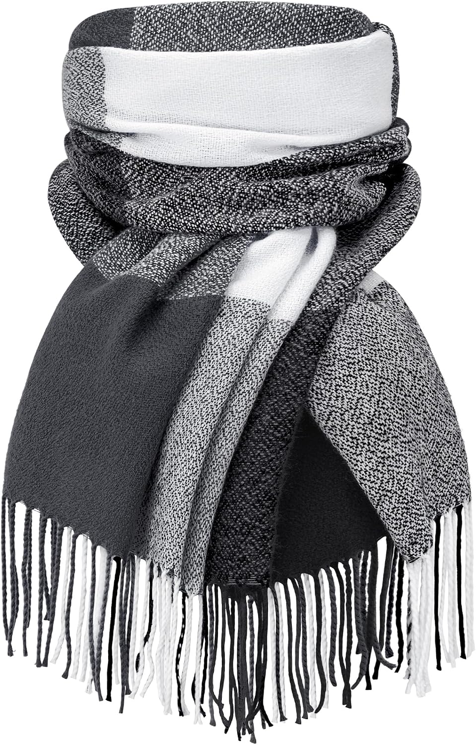 Women Long Plaid Scarves Ladies Gifts | Warm Cashmere-Like Softness. Chic Plaid Design. Versatile Wrap Shawl. Oversized Blanket Scarf.