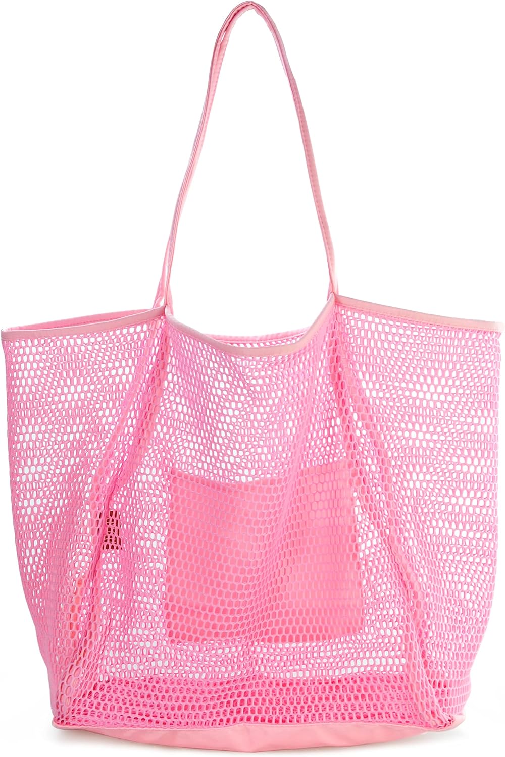 Womens Shoulder Handbag Large Mesh Beach Tote