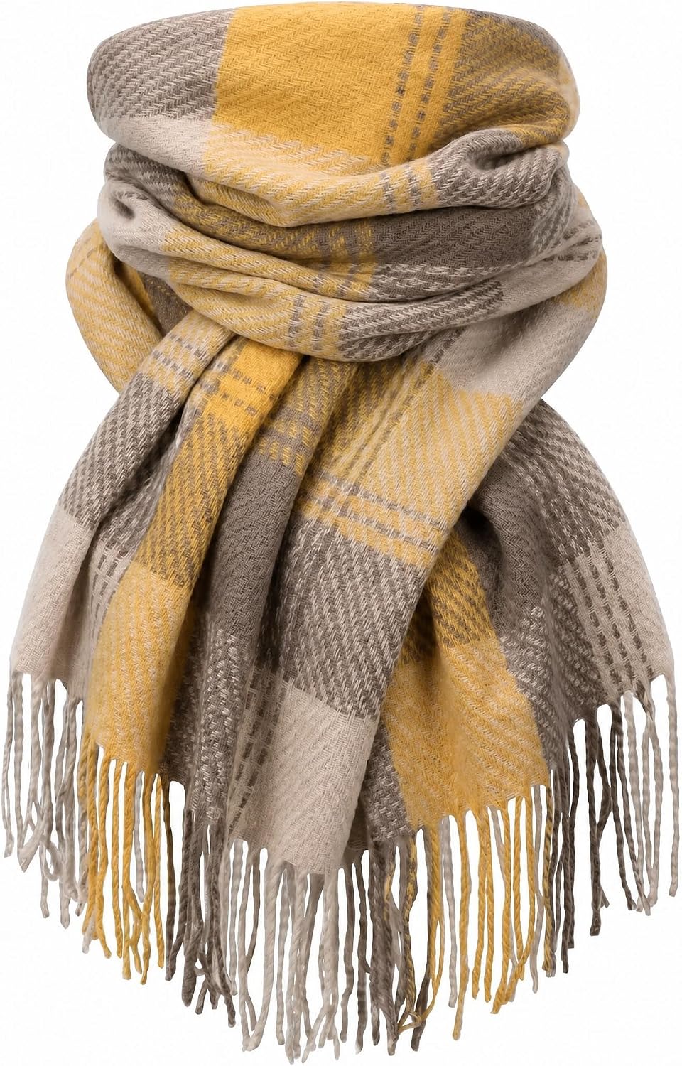 Women Long Plaid Scarves Ladies Gifts | Warm Cashmere-Like Softness. Chic Plaid Design. Versatile Wrap Shawl. Oversized Blanket Scarf.