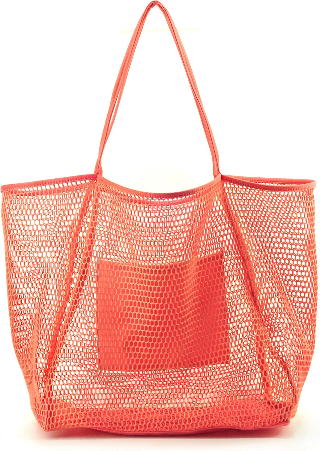 Womens Shoulder Handbag Large Mesh Beach Tote