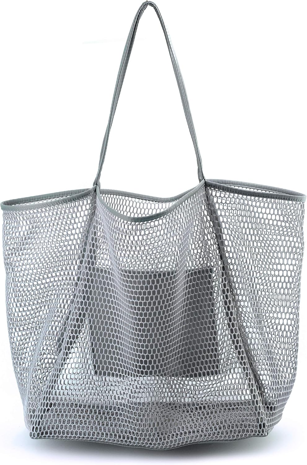 Womens Shoulder Handbag Large Mesh Beach Tote